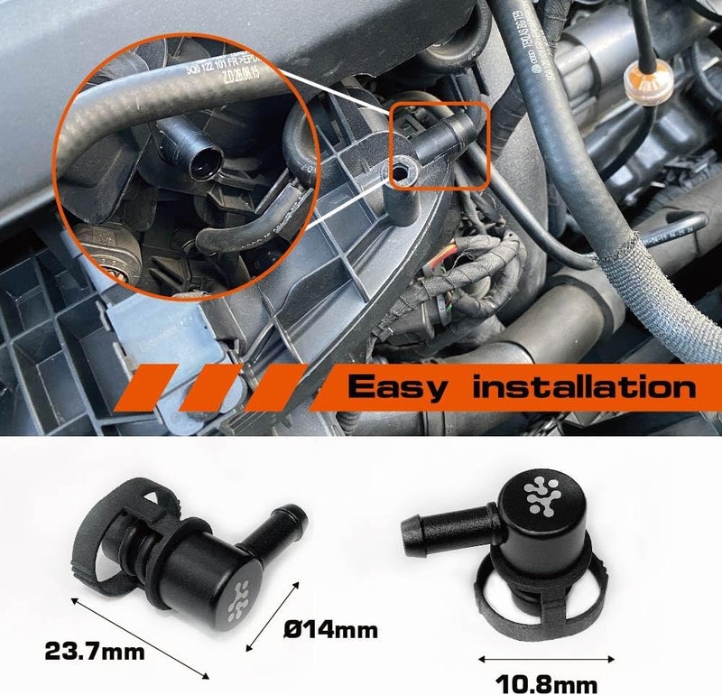 Shadow Boost Pressure Adapter for EA888 GEN3 2.0 TSI Audi A3 A4 S3 VW Golf Mk7 Gti TT Tiguan Arteon T-Roc Skoda Superb Octavia Kodiaq Seat Porsche Macan Turbo Boost Tap Adaptor - Image 3